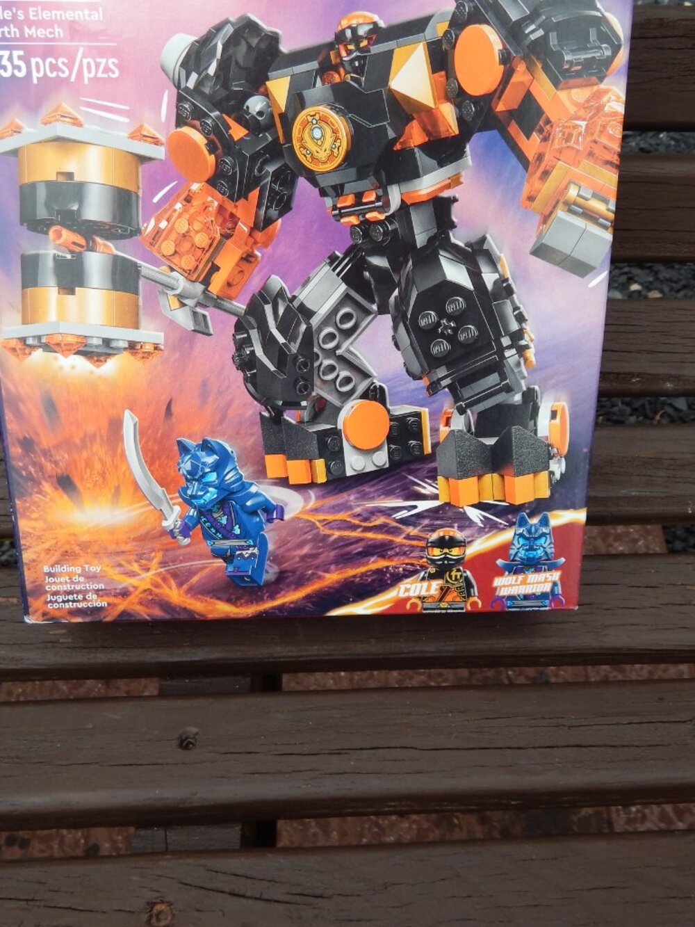 LEGO NINJAGO Dragons Rising Cole’s Elemental Earth Mech 71806 235pcs NEW - Picture 3 of 5